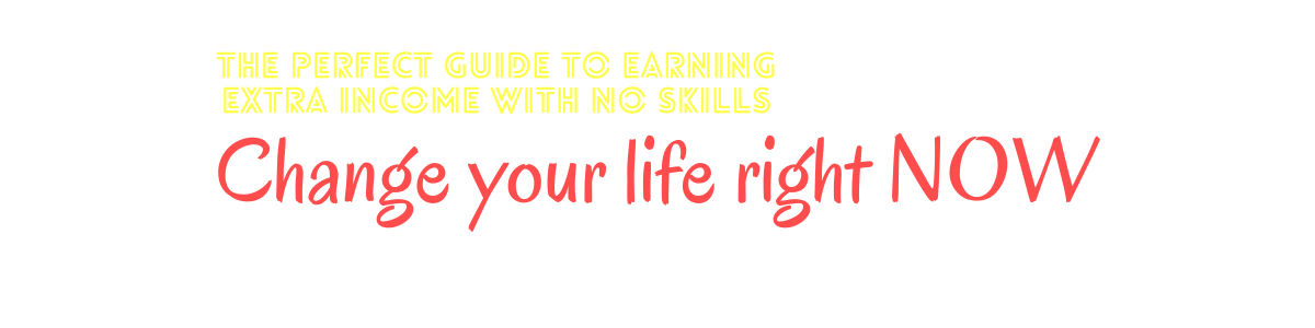 The Perfect guide to earning extra income with no skills