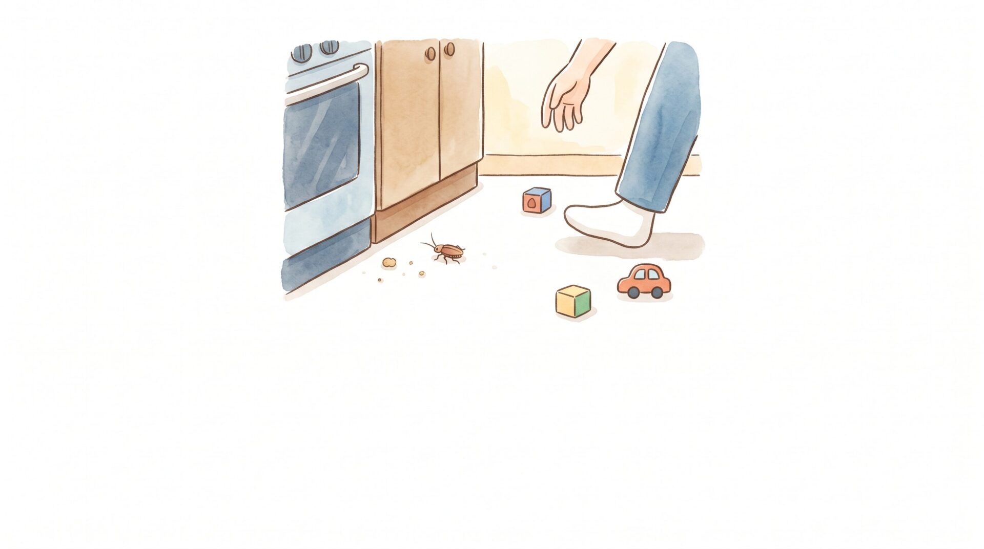 子育て家庭へ｜ゴキブリ 赤ちゃん 危険で見落としやすい注意点