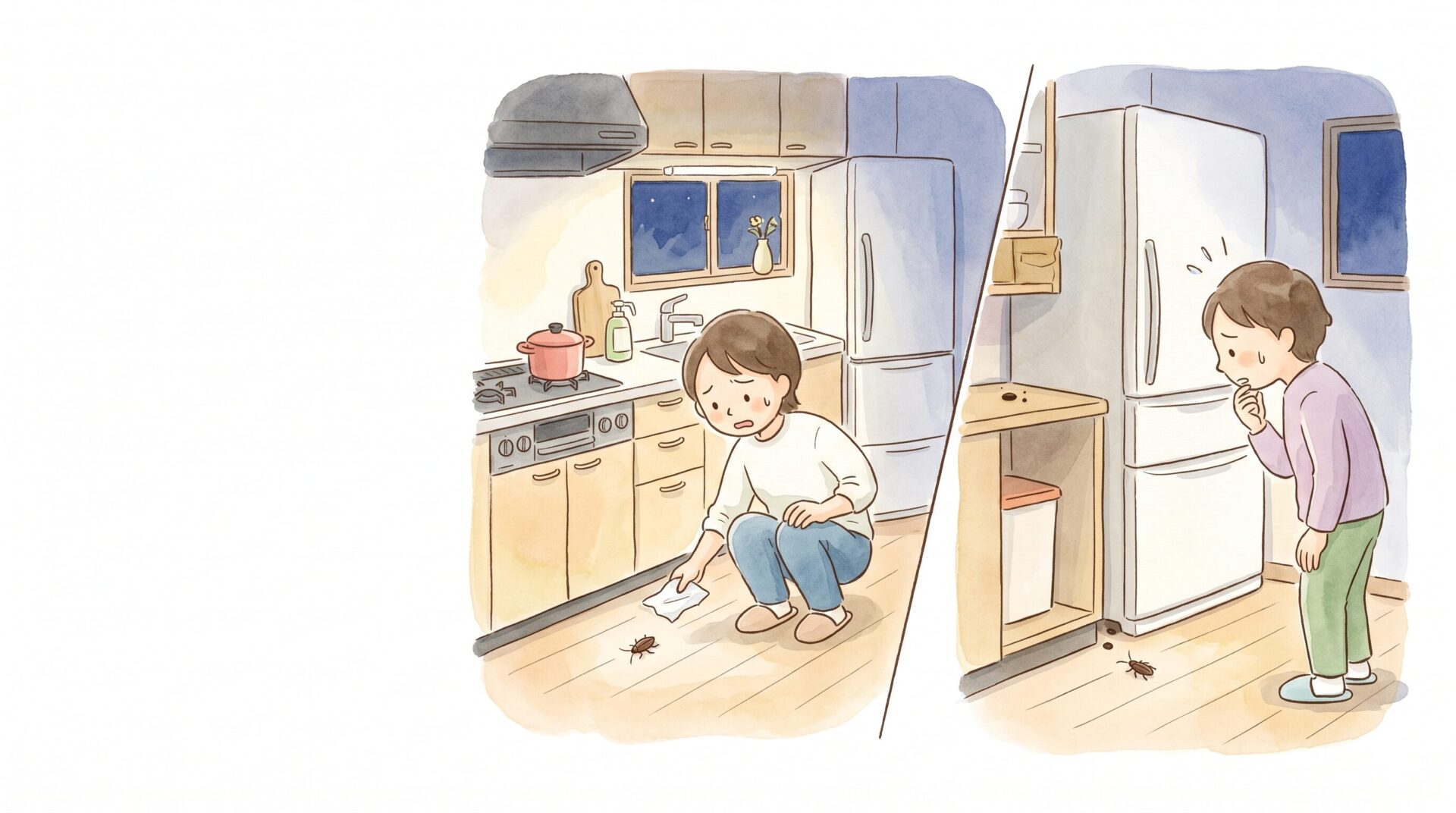 子育て家庭へ｜ゴキブリ 赤ちゃん 危険で見落としやすい注意点