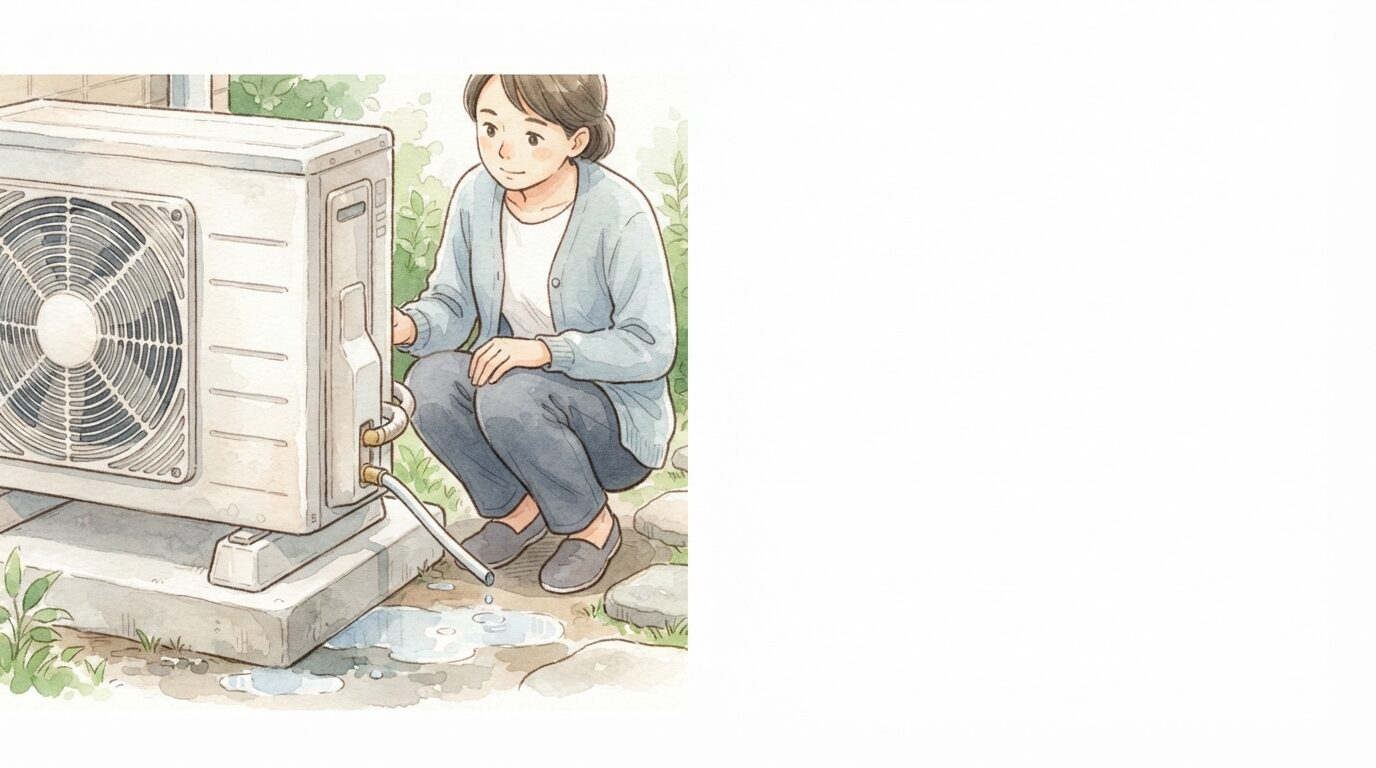 室外機 水たまり howtoで最初に見るべき3つのポイント