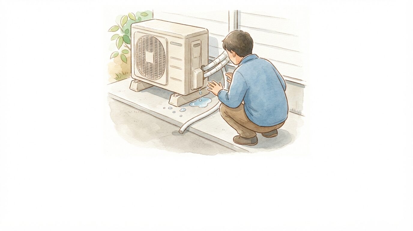 室外機 水たまり howtoで最初に見るべき3つのポイント
