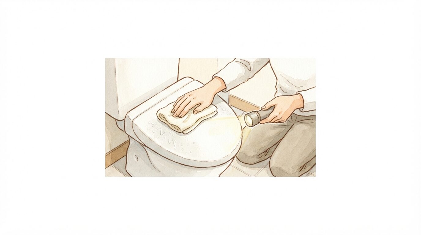 トイレタンク 結露 水滴で失敗しないための確認手順
