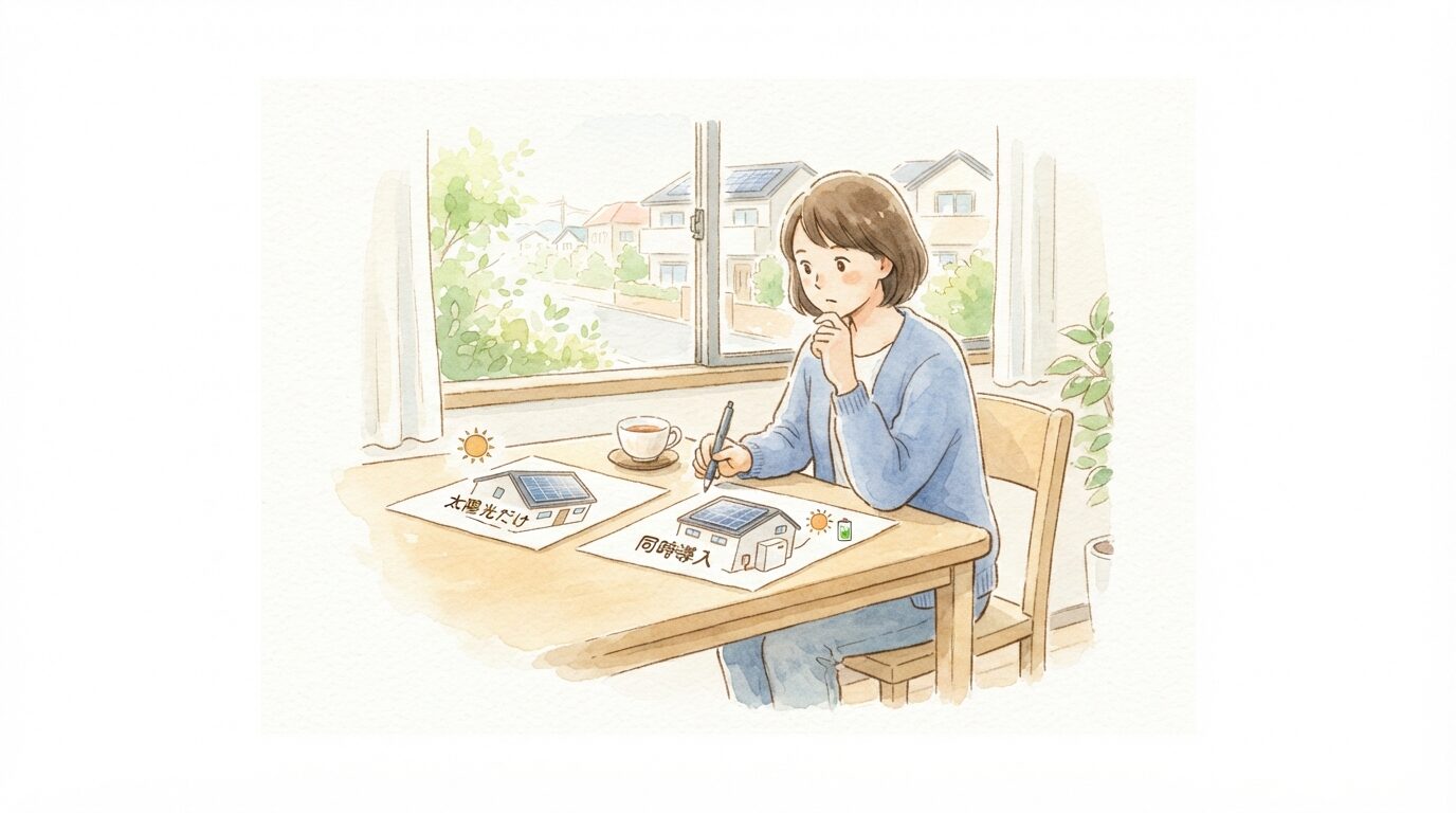 太陽光に蓄電池は必要?後悔しないための4つの判断基準